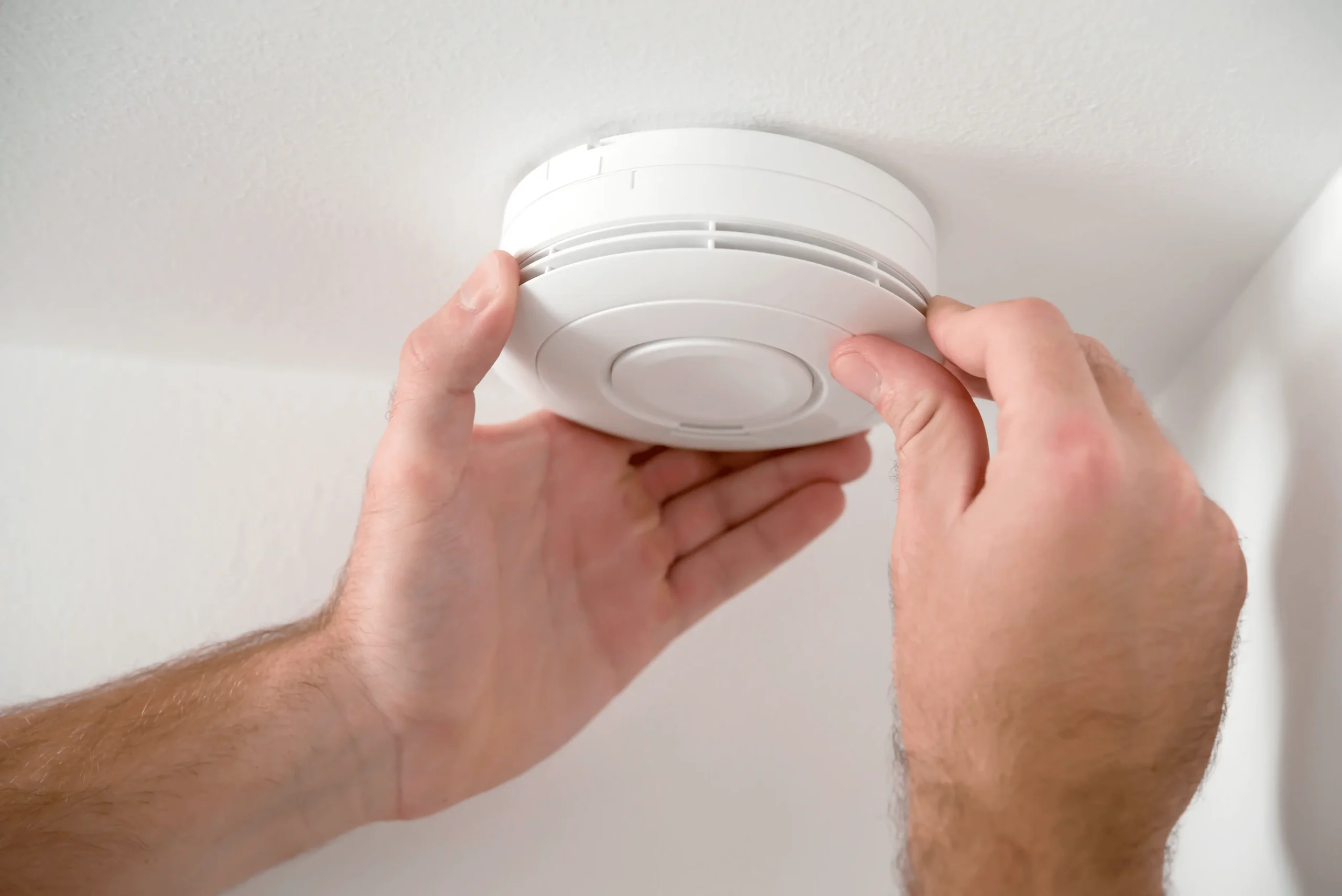 Smoke and carbon monoxide detector testing.